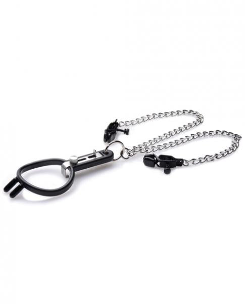 Degraded Mouth Spreader and Nipple Clamps - Wicked Sensations