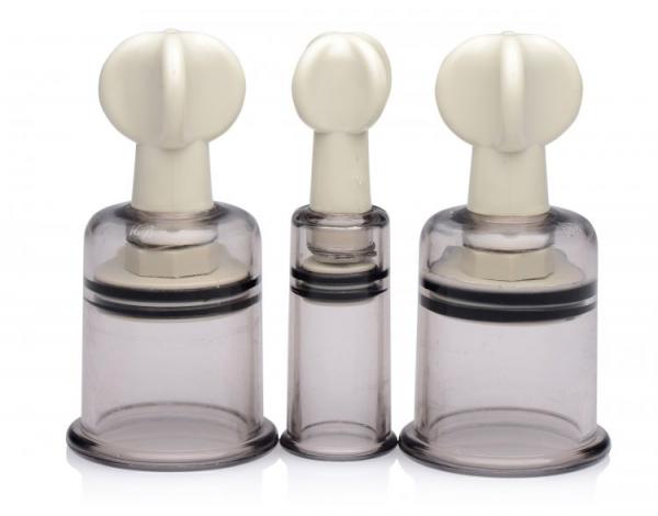 Size Matters Clit and Nipple Suckers Set - Wicked Sensations
