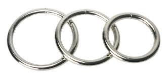 Master Series Trine Steel Ring Collection - Wicked Sensations