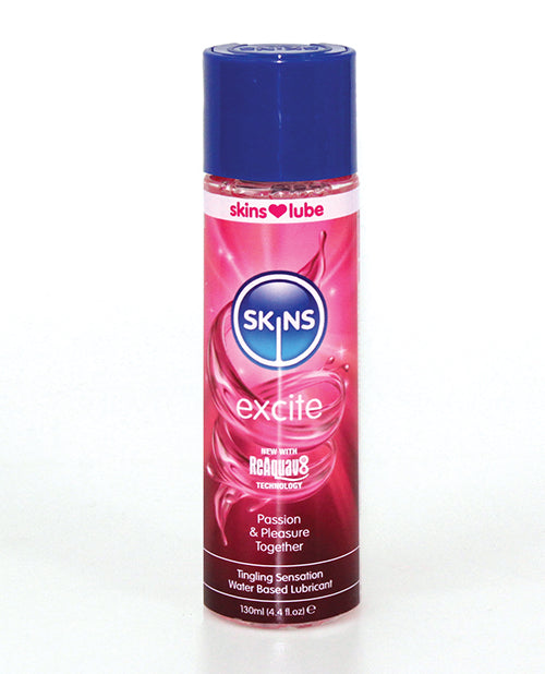 Skins Excite Water-Based Lube-4.4 oz - Wicked Sensations