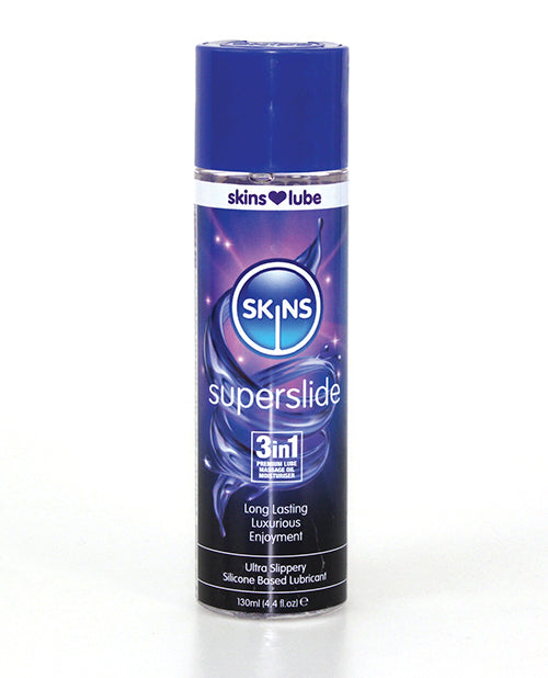 Skins Superslide Silicone Based Lube-4.4 oz - Wicked Sensations