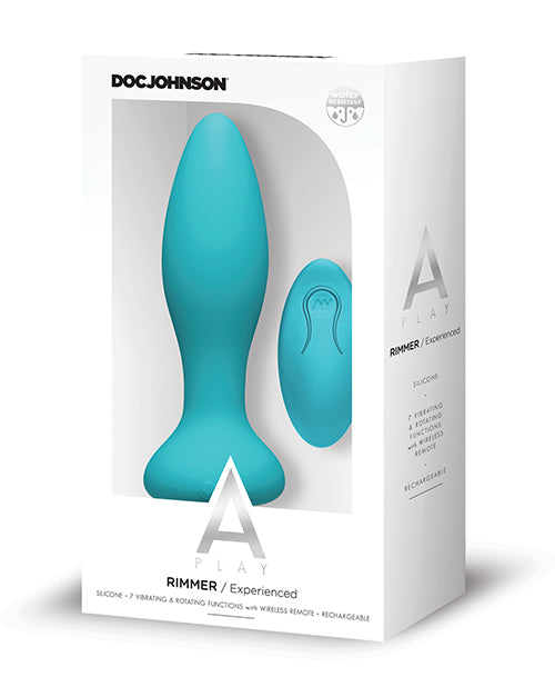 A Play Rimmer Experienced Rechargeable Silicone Anal Plug With Remote