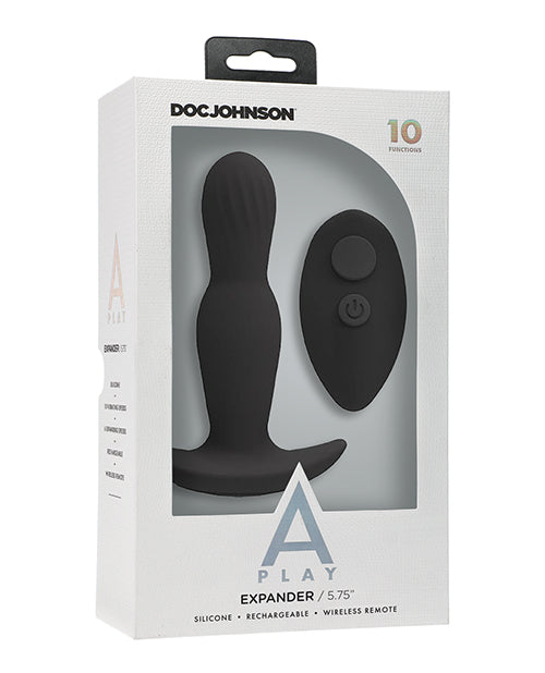 A Play Expander Rechargeable Silicone Plug With Remote