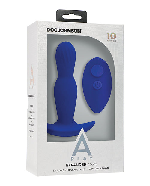 A Play Expander Rechargeable Silicone Plug With Remote