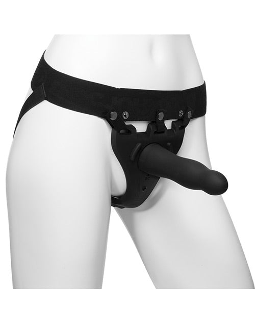 Body Extensions Be Aroused 2 Piece Vibrating Strap On Set