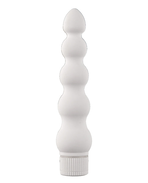 White Nights 7 Inch Ribbed Vibrator