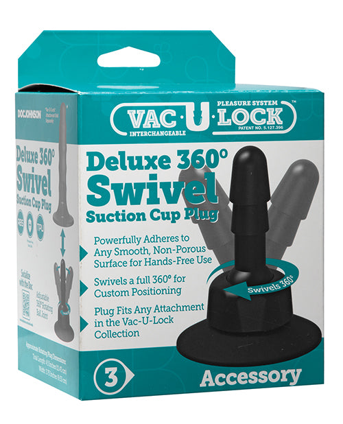 Vac-U-Lock Deluxe 360 Swivel Suction Cup Plug - Wicked Sensations