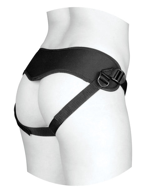 Vac-U-Lock Supreme Harness With Vibrating Plug - Wicked Sensations