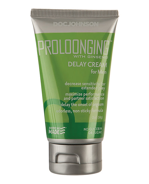 Doc Johnson Prolonging Cream-2 oz - Wicked Sensations
