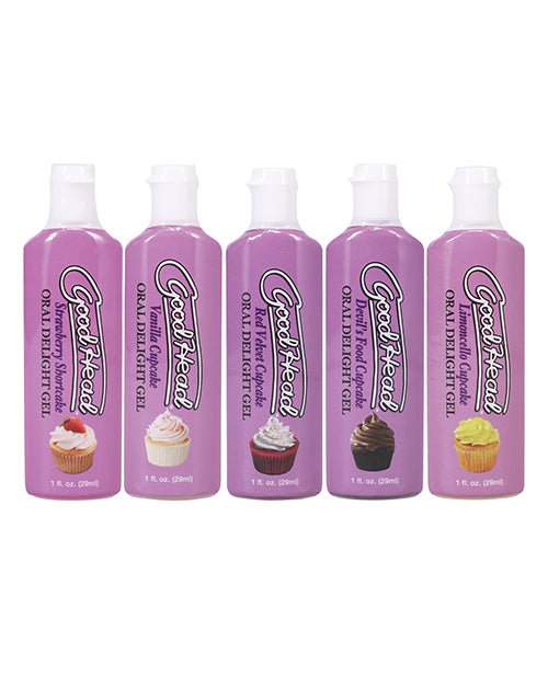 GoodHead 5 Pack Oral Delight Gel-Cupcake