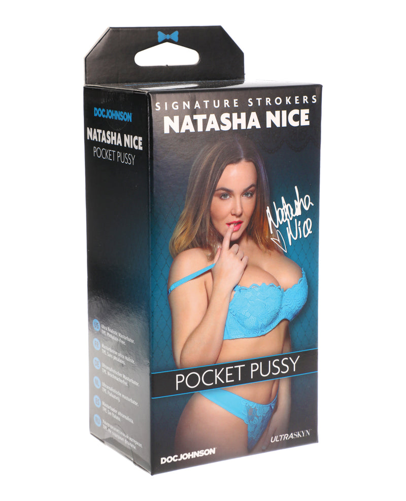 Signature Strokers Ultraskyn Pocket Pussy-Natasha Nice - Wicked Sensations