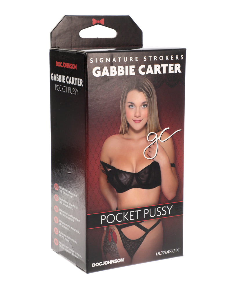 Signature Strokers Ultraskyn Pocket Pussy-Gabbie Carter - Wicked Sensations