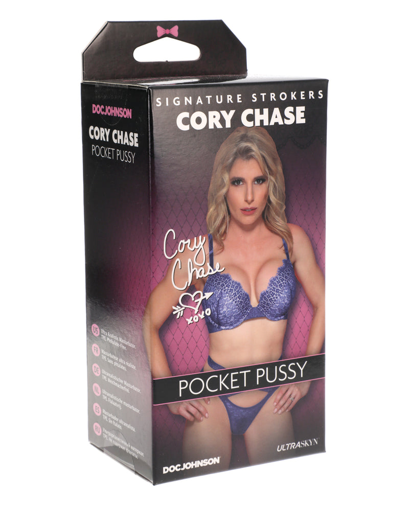 Signature Strokers Ultraskyn Pocket Pussy-Cory Chase - Wicked Sensations