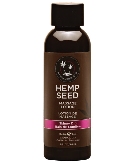 Earthly Body Hemp Massage Lotion-2 oz - Wicked Sensations