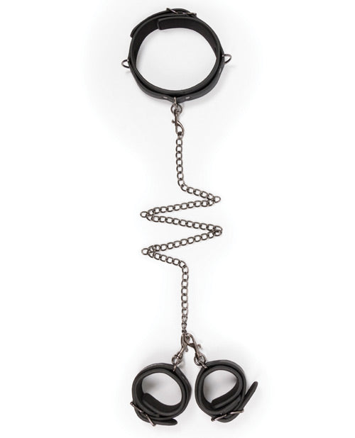 Easy Toys Collar and Wrist Restraint Set - Wicked Sensations