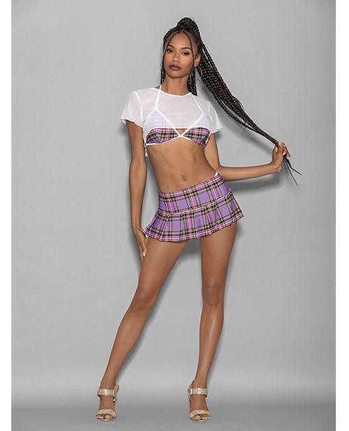 Euphoria 4 Piece Girly Adult School Girl Costume