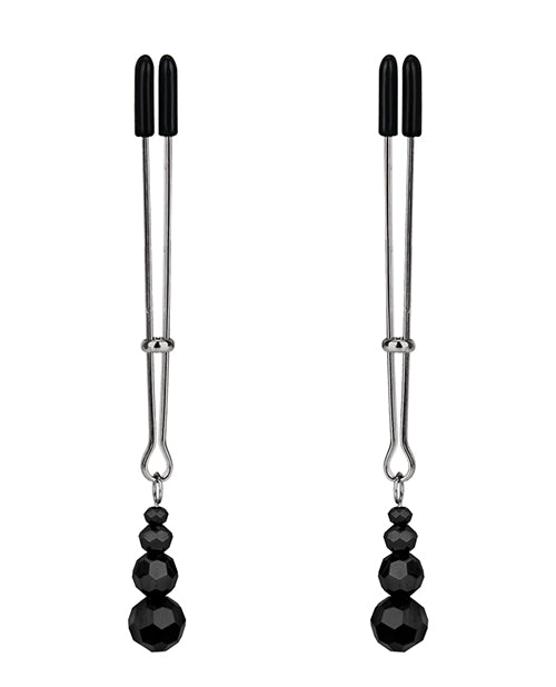 Lux Fetish Adjustable Tweezer Nipple Clips - Wicked Sensations