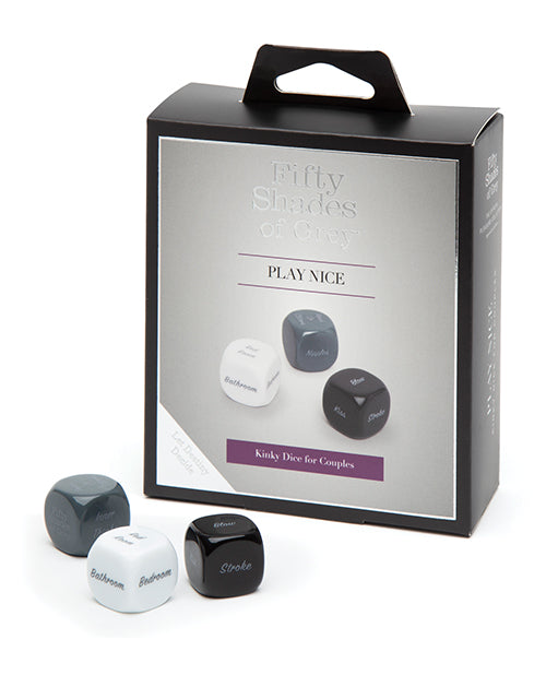 Fifty Shades of Grey Play Nice Kinky Dice For Couples - Wicked Sensations