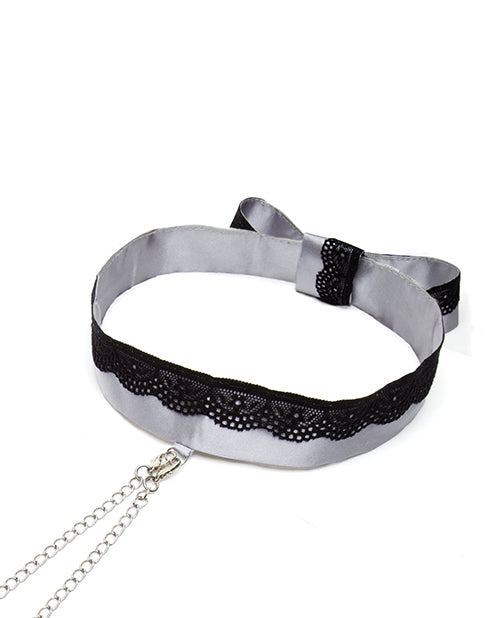 Fifty Shades of Grey Play Nice Satin and Lace Collar & Nipple Clamps