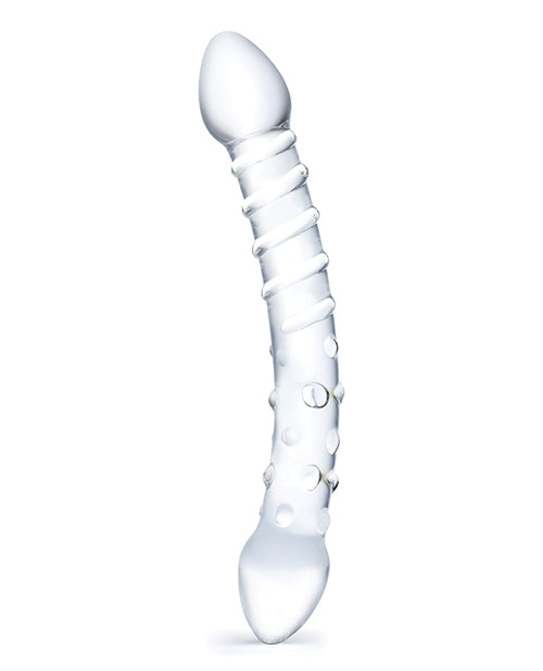 Double Trouble Glass Dildo - Wicked Sensations