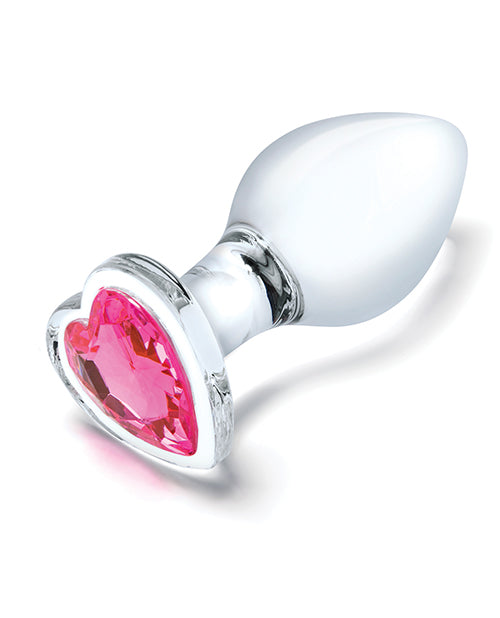 Glas 3 Piece Heart Jewel Glass Anal Training Kit
