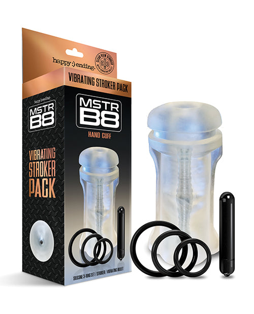 Happy Ending Hand Cuff Vibrating Stroker Pack of 5