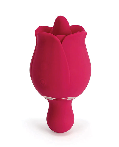 Honey Play Box Sylvia Tongue Licking Rose Vibrator