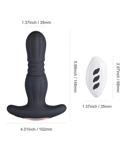 Honey Play Box Agas Thrusting Butt Plug With Remote Control