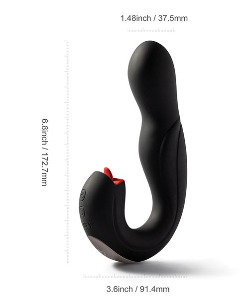 Honey Play Box Joi Pro Rotating Head G-Spot Vibrator & Clit Licker With Remote
