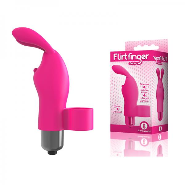 The 9's Flirtfinger Vibrator-Bunny
