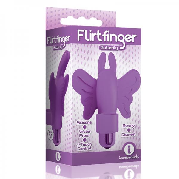 The 9's Flirtfinger Vibrator-Butterfly