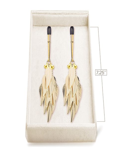 Couture Clips Luxury Nipple Clamps-Golden Harvest