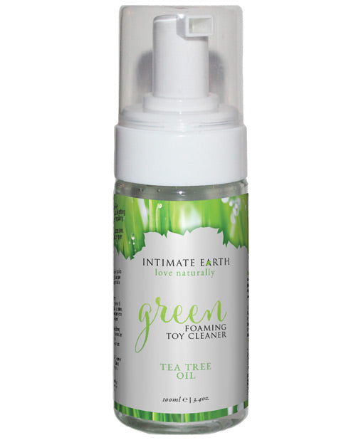 Intimate Earth Green Tea Tree Oil Foaming Toy Cleaner - Wicked Sensations