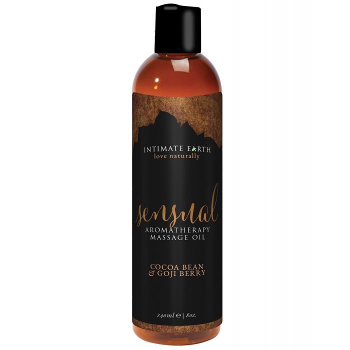 Intimate Earth Aromatherapy Massage Oil-8 oz