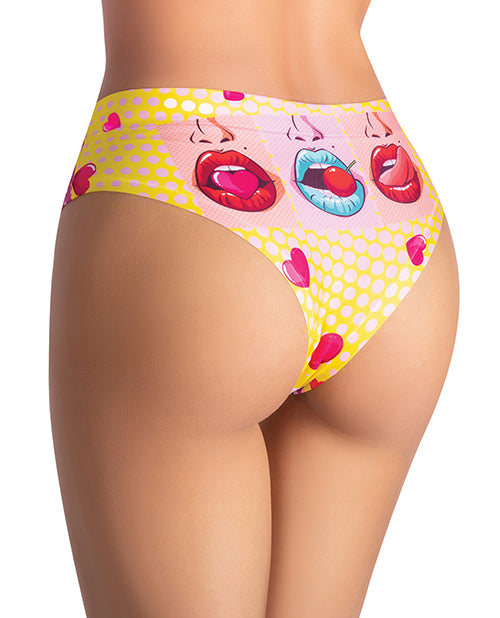 Mememe Comics Hot Girl Printed Thong