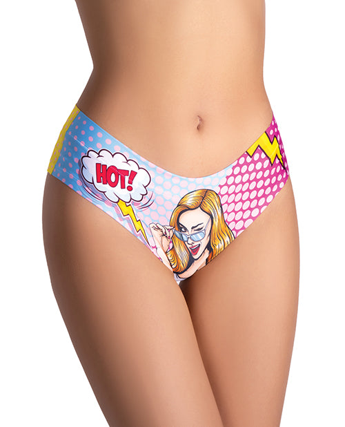 Mememe Comics Hot Girl Printed Thong