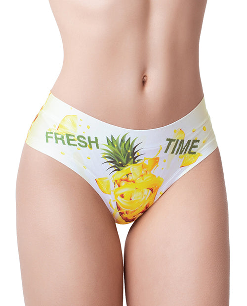 Mememe Fresh Summer Pineapple Printed Thong