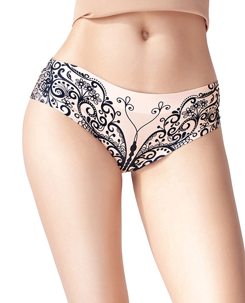Mememe Lace Butterfly Printed Thong