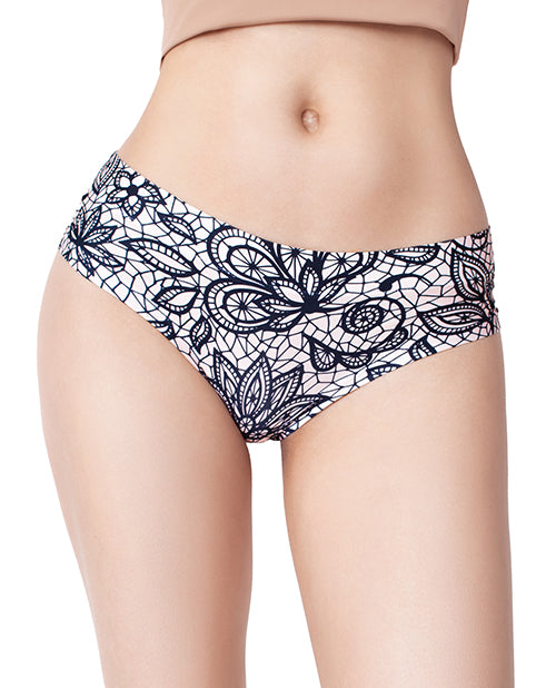 Mememe Lace Total Printed Thong
