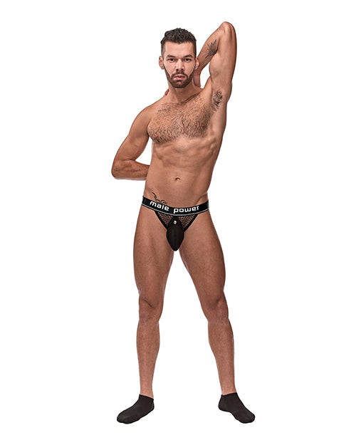 Male Power Cock Pit Fishnet Cock Ring Jock