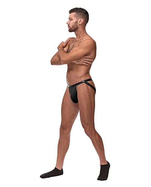 Male Power Cage Matte Strappy Ring Jock