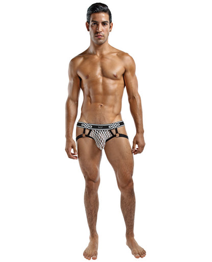 Male Power Peep Show Jock Strap With Rings