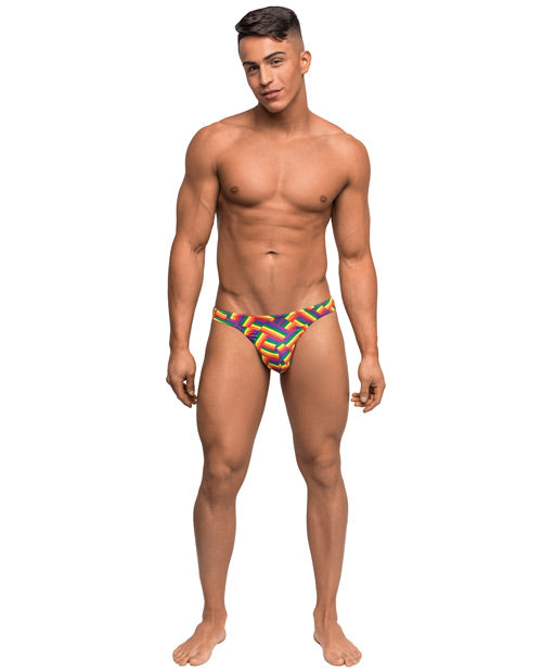 Male Power Pride Fest Contoured Pouch Bong Thong