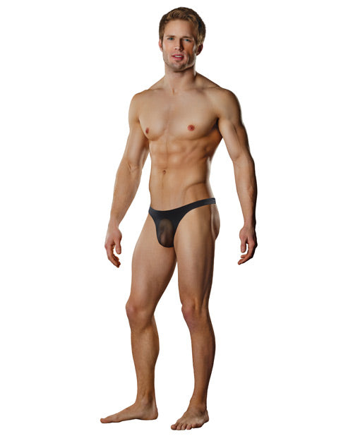 Male Power Sheer Nylon Lycra Pouch Thong