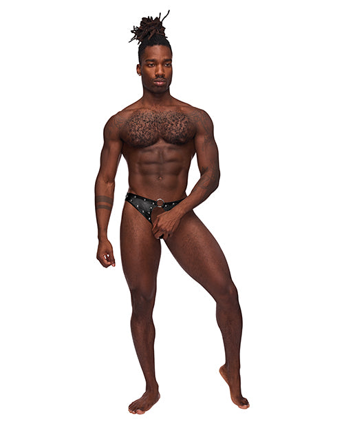 Male Power Fetish Cyclops Pouchless Jock Strap