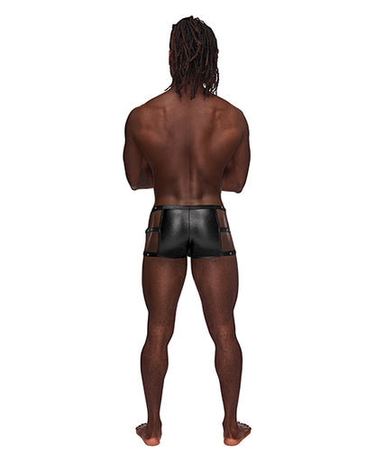 Male Power Fetish Vulcan Caged Short