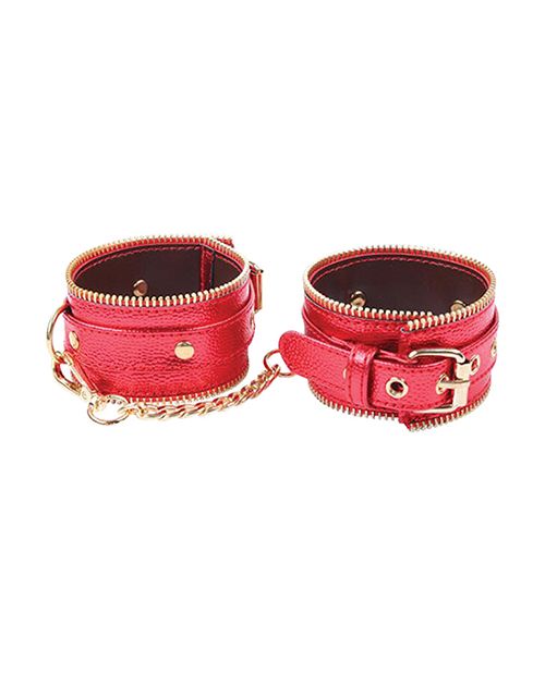 Nobu Fetish Handcuffs-Red/Gold