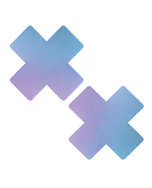 Nipztix Chameleon Color Changing X Factor Pasties-Blue/Purple