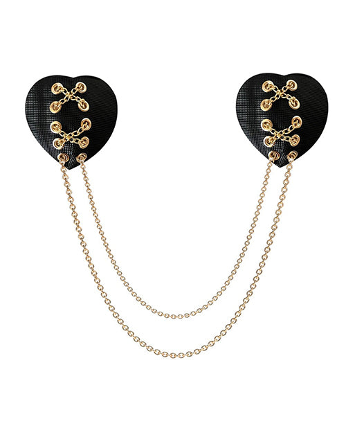 Nipztix Two Heart Chained Pasties