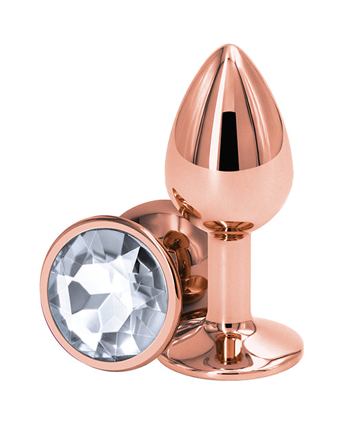 Rear Assets Rose Gold Butt Plug-Small - Wicked Sensations